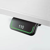 Digitale Höhenanzeige mit dem Wert 110 des Schreibtisches XDLR 19 G von hjh OFFICE PRO