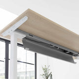 Unterkonstruktion und Tischplatte in Asteiche des Schreibtisches XBHM 16 GC von hjh OFFICE PRO
