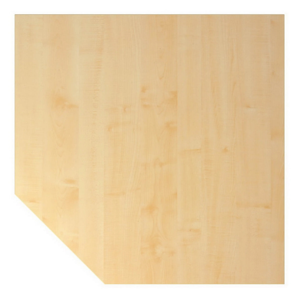 Ahornfarbene Trapezplatte 120 x 120 mm der Serie REGO RT12 von hjh OFFICE PRO