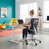 Luxus-Chefsessel ERGOHUMAN BASE GEN2 mit Netzrücken in Schwarz von hjh OFFICE (KI-generiertes Bild)