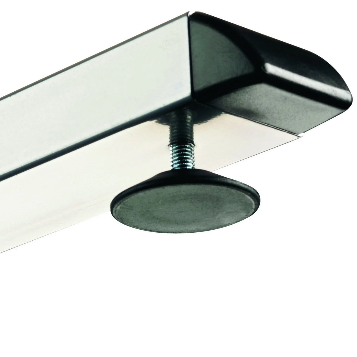 Verstellbarer Fuß mit schwarzem Gleiter des Schreibtischs MEGA 8 G von hjh OFFICE PRO