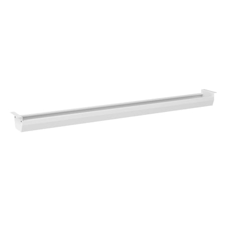 Weißer horizontaler Kabelkanal KC W mit einer Länge von 180 cm von hjh OFFICE PRO