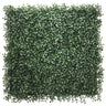 Grüne Pflanzenmatte LEAFLUXE 1 mit dichten, kleinen Blättern in quadratischer Form von hjh LIVING
