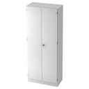 Weißer Aktenschrank SIGNA K 6100 SG mit zwei Türen und einem zentralen Schloss von hjh OFFICE PRO