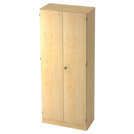 Zweitüriger Aktenschrank SIGNA K 6200 SG in heller Ahornholz-Optik mit einem zentralen Griff von hjh OFFICE PRO